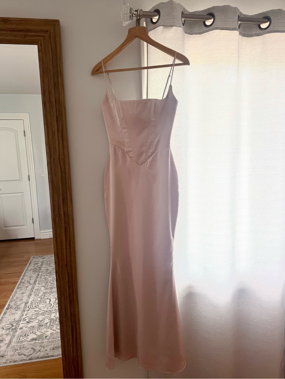 House of CB ‘Olivette’ Crystal Satin Corset Maxi Dress, Size XS, New Condition✨